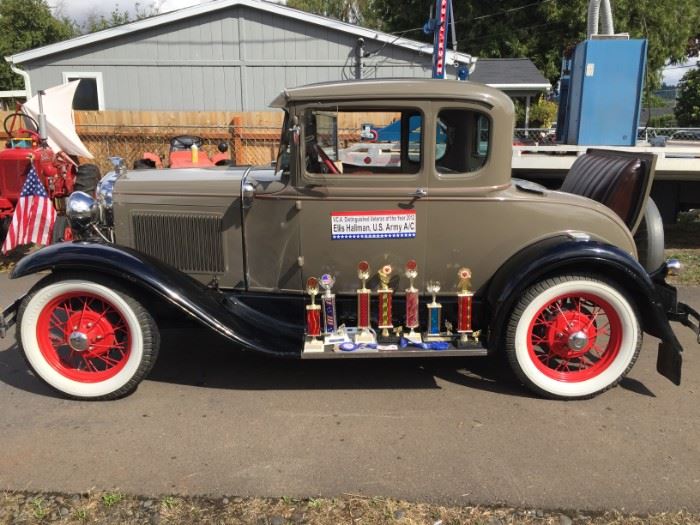Multiple Award Winning 1930 Model A Coupe All Original Featured in 507th Fighter Group Newsletter Book