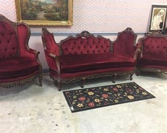 Early 19th c. Parlor Set, Italy