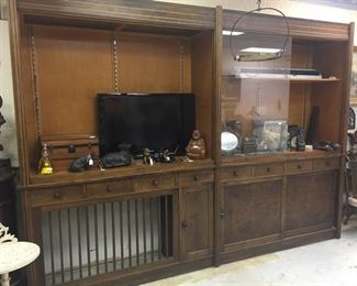 (2) Antique Apothecary Cabinets