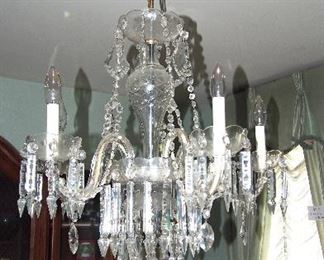 wonderful vintage crystal chandelier