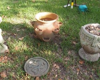 Vintage Cement Pots