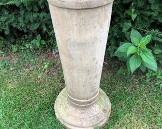 Art Pottery Garden Pedestal Teco Era