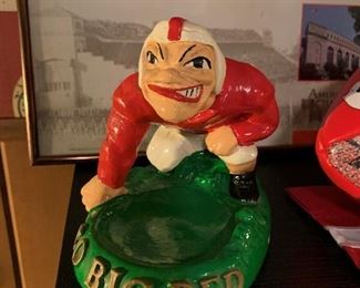 Vintage "Ugly Guy" Go Big Red Ash Tray