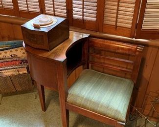Antique Phone Desk