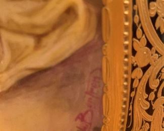 Antique Sevres, France Porcelain Lidded Vase Signed L. Bertren