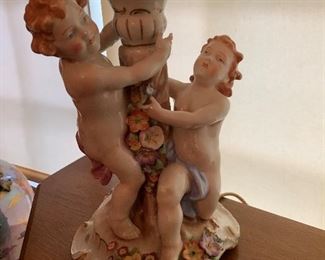 Antique Schierholz Germany Porcelain Candelabras