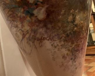 Antique Signed Sevres France Putti Bronze and Porcelain Lidded Vase