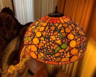 Tiffany Style Leaded Lamp