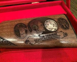 Tom Osborne Winchester 45 Colt Special Edition ONLY 255 of these were made! This one is number 18 of 255 commemorating Nebraska's victory over Florida in the 1974 Sugar Bowl