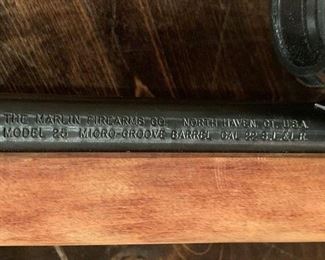 Marlin Model 25 .22LR with Cabela's 3 x 9 Scope