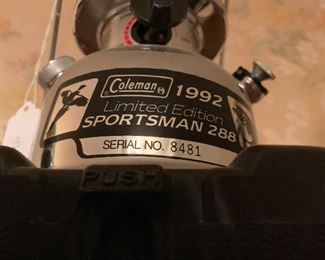 1992 Limited Edition Sportsman 288 Coleman Lantern