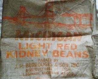 "Big Mac" Michigan woven polyester seed & feed bag. 