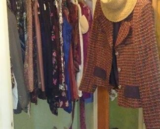 Selection of women's clothing. 