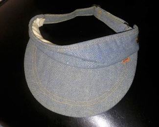 Vintage Levi Strauss orange tag sun visor cap.