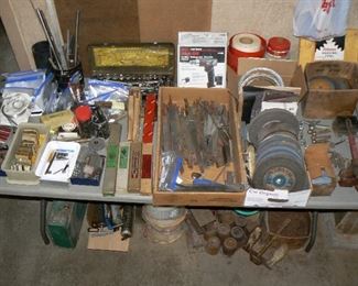 Machinist specialty tools and miscellaneous tools.