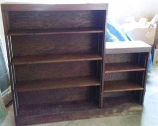 One-piece bookshelf. 