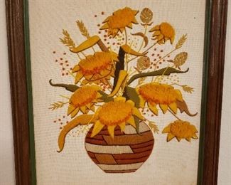 Vintage needle-point art