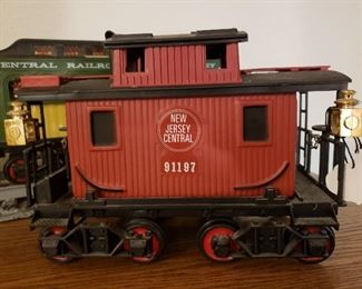 Caboose detail of car from Jim Beam train decanter set (5 pieces)
