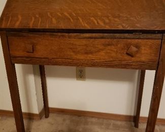 Antique oak Arts & Crafts secretary