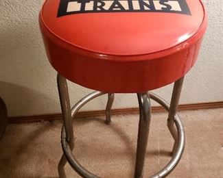 Vintage Lionel bar stool