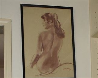 Nude Framed Print Larison