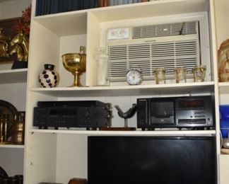 Pioneer Stereo System, Vases, Brass, Radios
