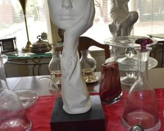 Daydream Sculpture John Cutrone - Austin Productions 88, 3 D Mask MCM Statuary
