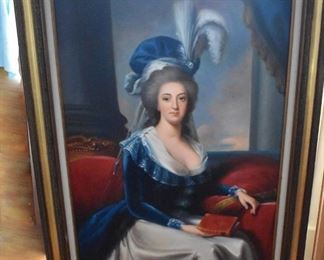 Victorian Lady by J Becaria, Oil on Canvas