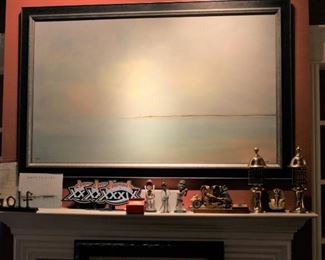 ANNE PACKARD LIMITED EDITION 251/295, GICLE'E ON CANVAS ENTITLED "CAPE LIGHT", FRAMED 36"X60"
