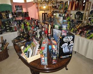 Star Wars by the 100s all in Original packages, never opened or played with!