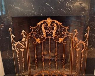 Ornate Fireplace Screens