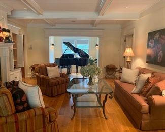 Pearson Chairs and Sofa, Lighting and all Furnishings and Piano