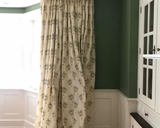 Silk Taffeta Neutral Drapery 