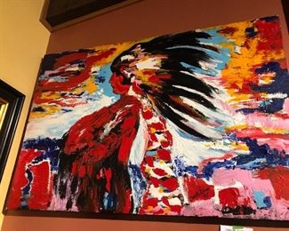 FANTASTIC COLORFUL INDIAN PAINTING