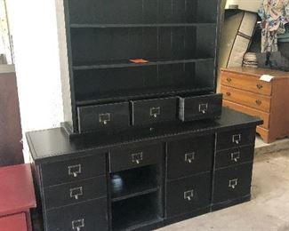 AWESOME 3 PIECE DESK GREAT STORAGE