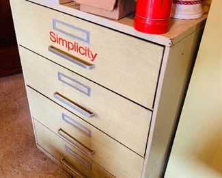 metal file cabinet