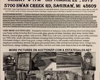 AUCTION FLYER