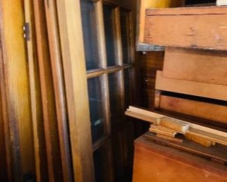 wooden pocket doors