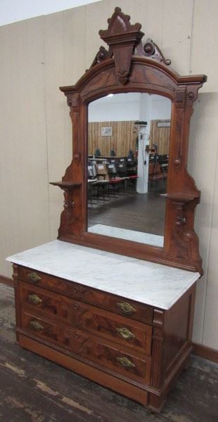 Victorian Marble Top Dresser