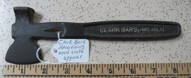 Clark Bars Are Great Advertising Wood Crate Opener