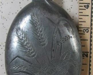 Civil War Era Pewter Liquor Flask