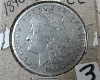 1890 Carson City Silver Dollar