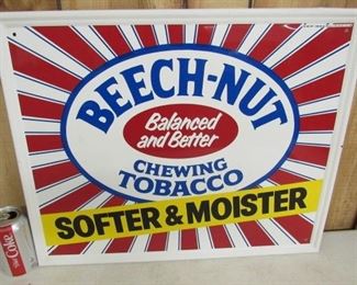 Metal Beech-Nut Tobacco Sign