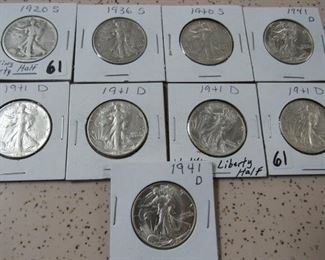 Walking Liberty Half Dollars