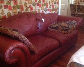 Taylor King leather sofa