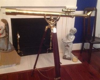 Brass telescope