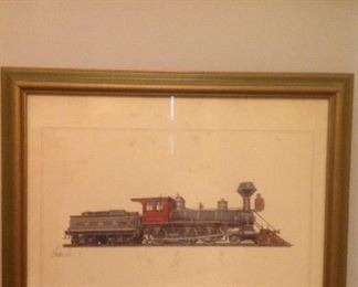 vintage locomotive picture