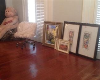 rolling faux fue chair & more wall decor