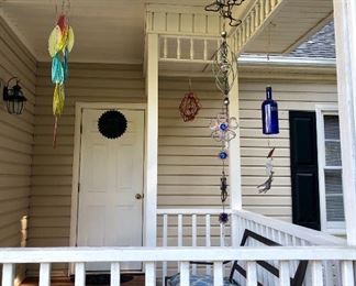 Collection of wind chimes