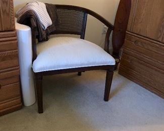 Pair of Cecil-Payne by Wink Jenkins cane back chairs